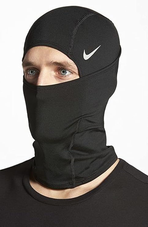 Nike Cagoule Pro Hyperwarm Hydropull à capuche – Unisexe – Techlonogie Dri-Fit (noir), Noir, taille unique